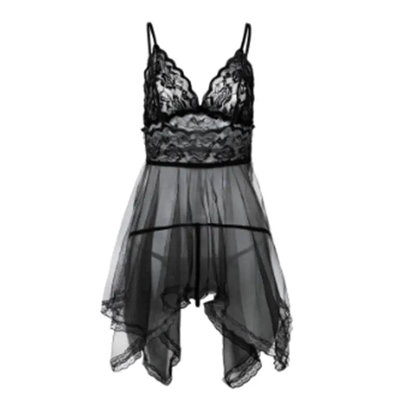 Sexy Lingerie Sexy Lingerie Front Slit Nightdress - Urban Trend Fashion