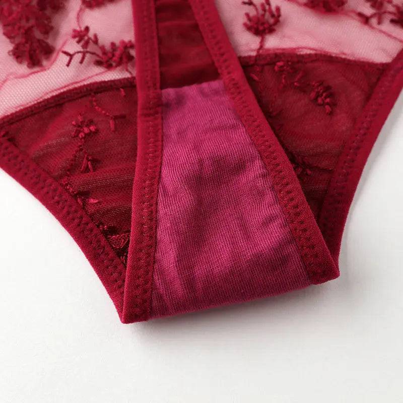 Sexy ladies embroidered panties - Urban Trend Fashion