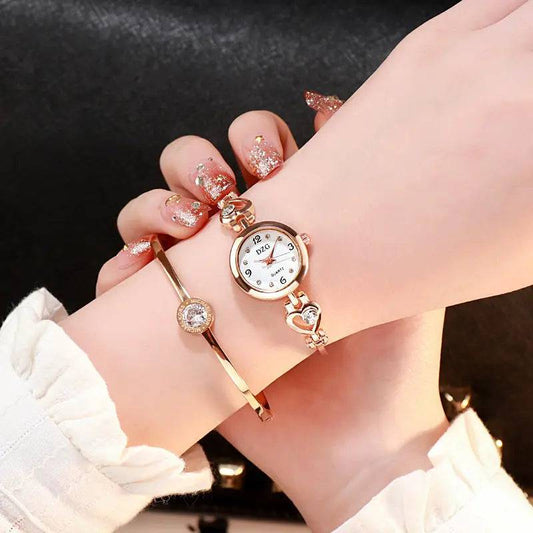 Simple Rhinestone Jewelry For Women Casual Watch - Urban Trend Fashion