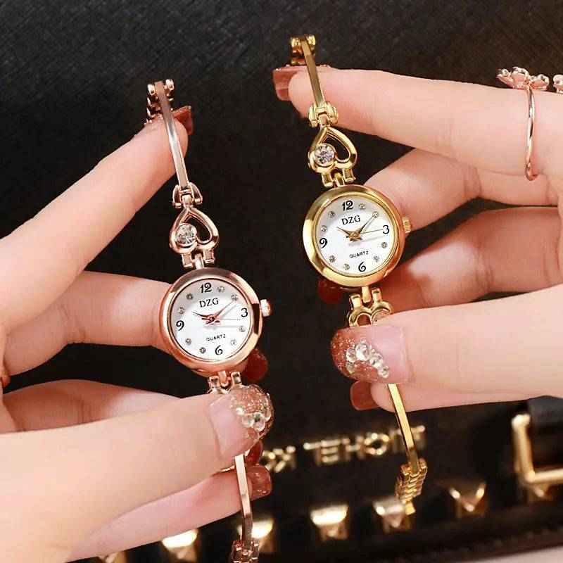 Simple Rhinestone Jewelry For Women Casual Watch - Urban Trend Fashion