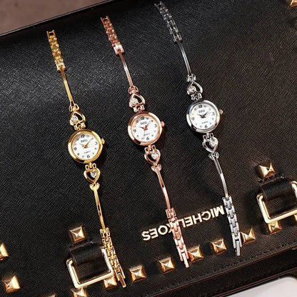 Simple Rhinestone Jewelry For Women Casual Watch - Urban Trend Fashion