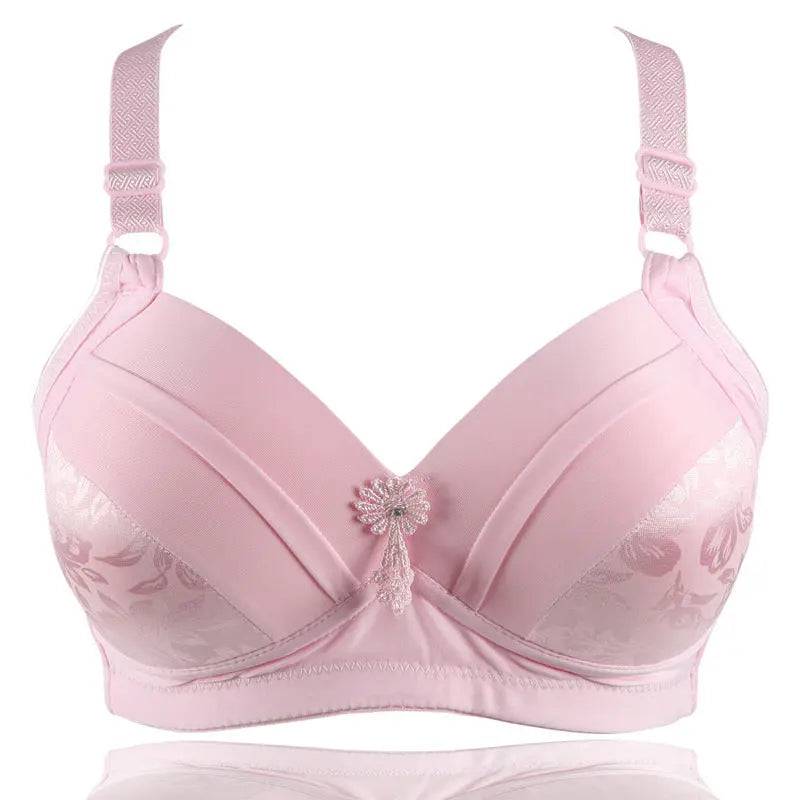 Smooth Wirless Push Up Bras Seamless Middle-aged And Elderly Women - Urban Trend Fashion