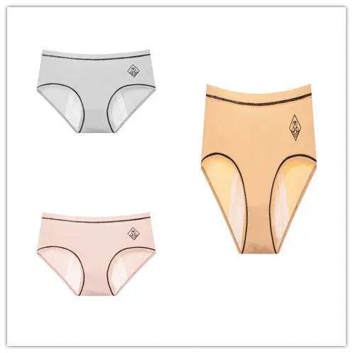 Threaded cotton sanitary panties - Urban Trend Fashion