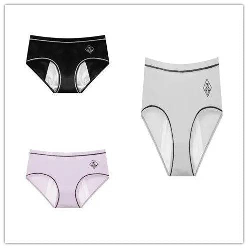 Threaded cotton sanitary panties - Urban Trend Fashion