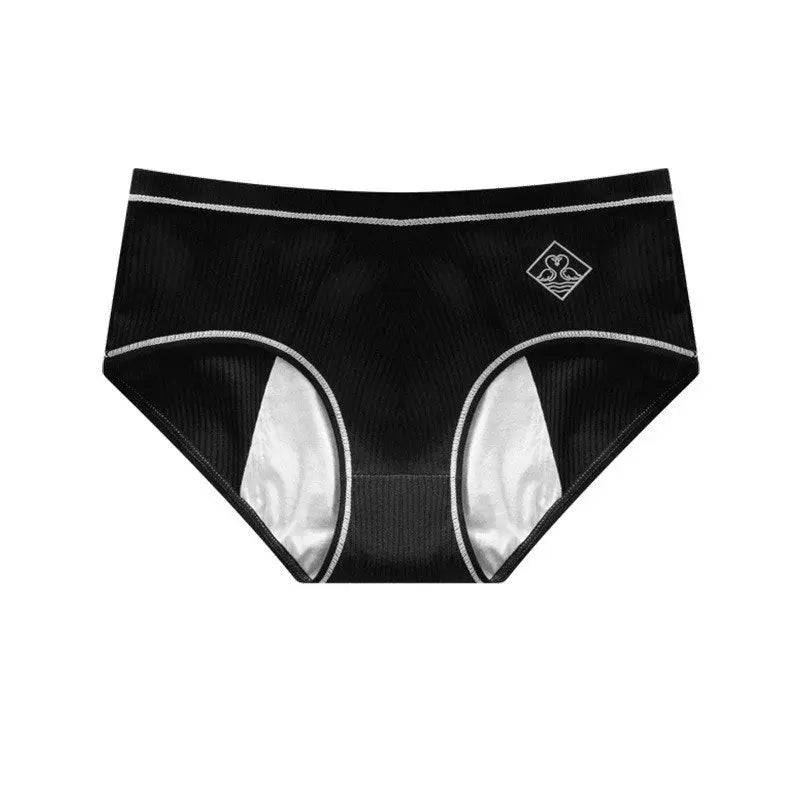 Threaded cotton sanitary panties - Urban Trend Fashion