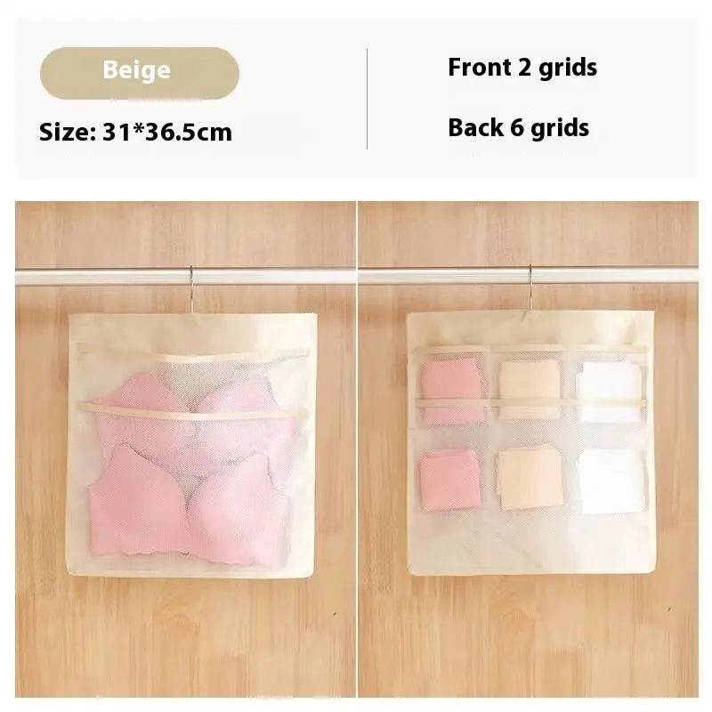 Underwear Buggy Wardrobe Socks Panties Bra Double-sided Hanging Bag With Hook - Urban Trend Fashion