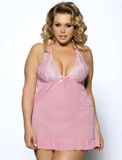 Women Sexy Lingerie Big Code 6XL  Sleepwear Sleepdress - Urban Trend Fashion