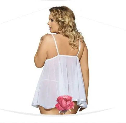 Women Sexy Lingerie Big Code 6XL  Sleepwear Sleepdress - Urban Trend Fashion