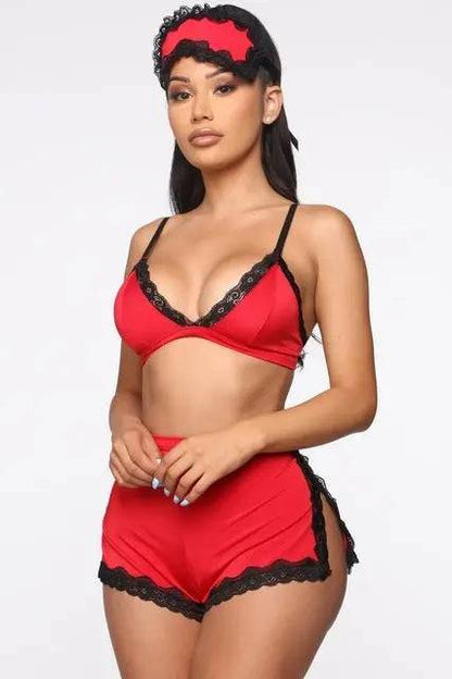 Women Sexy Sleepwear Lingerie Lace Bra - Urban Trend Fashion