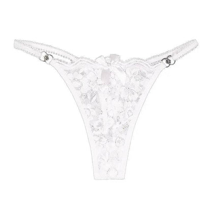 Women's Thong Lace Hollowed Out Mesh Gauze Panties Women's Traceless Panties - Urban Trend Fashion