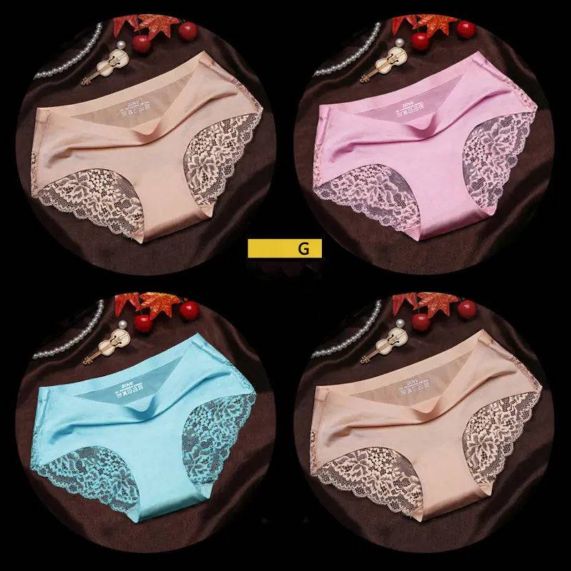 Women's seamless lace panties - Urban Trend Fashion