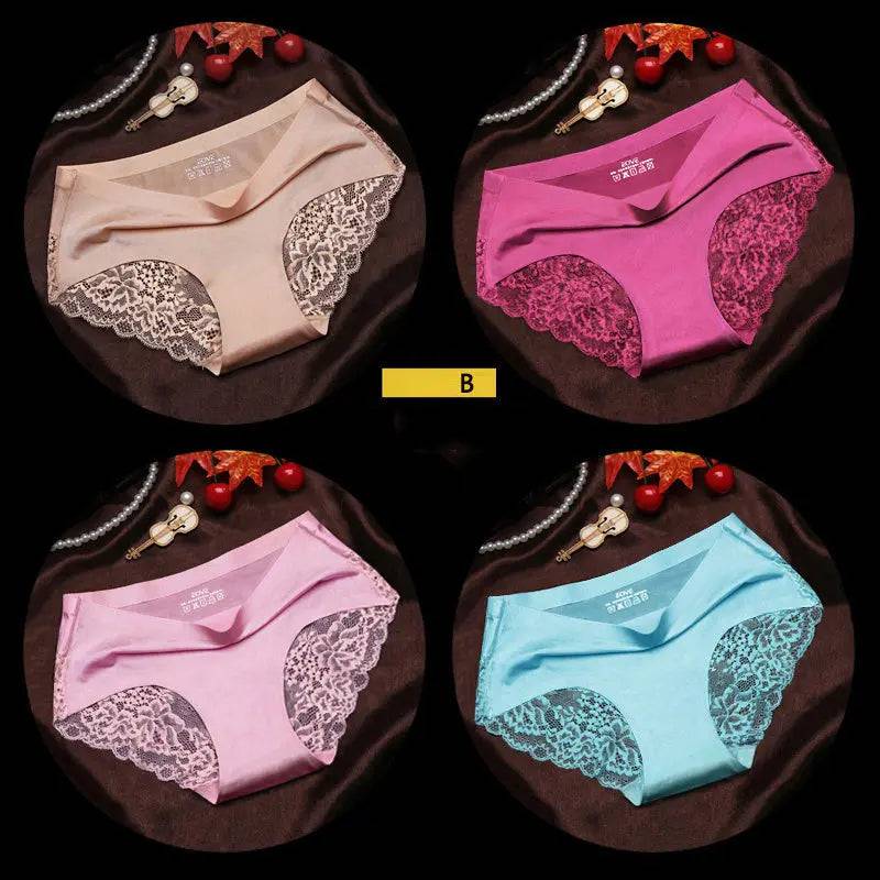 Women's seamless lace panties - Urban Trend Fashion