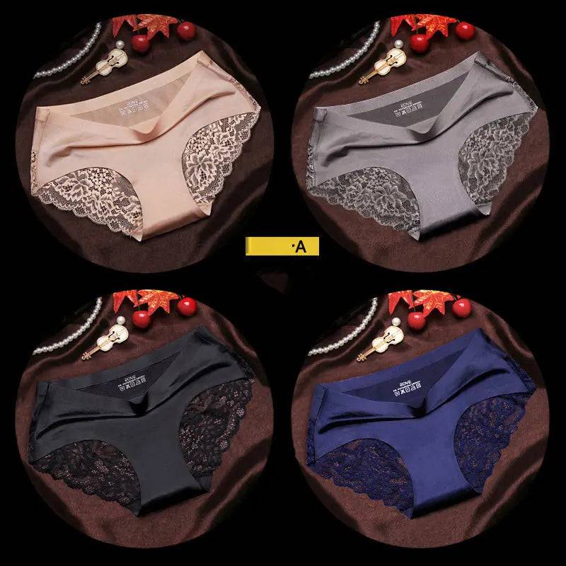 Women's seamless lace panties - Urban Trend Fashion