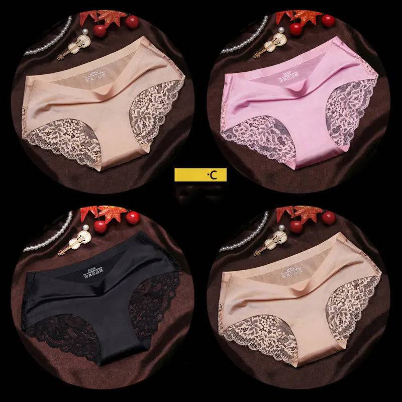 Women's seamless lace panties - Urban Trend Fashion