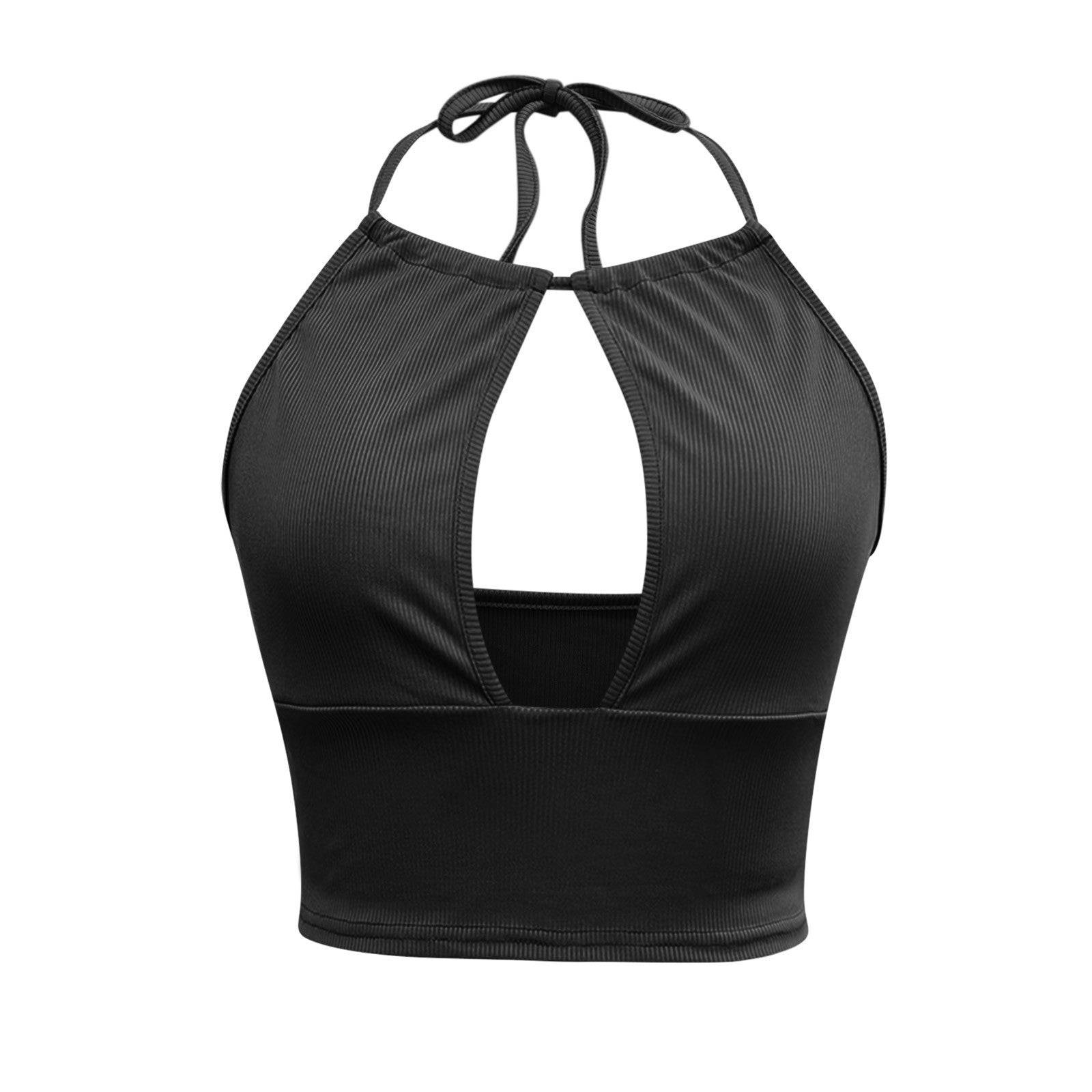 Camisole Halter Vest Women Summer Sexy Hollow Tops - Urban Trend Fashion