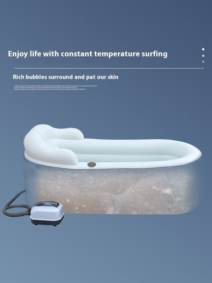 Constant Temperature Inflatable Massage Bathtub Spa Bath Machine