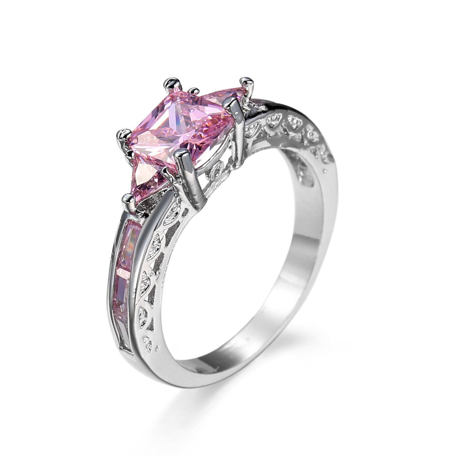 Women&#039;s Zircon Jewelry Ring - Urban Trend Fashion