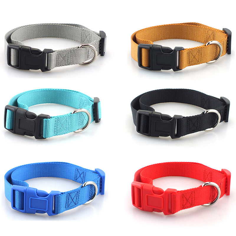 Plain Polyester Collar  Nylon Pet Supplies - Urban Trend Fashion