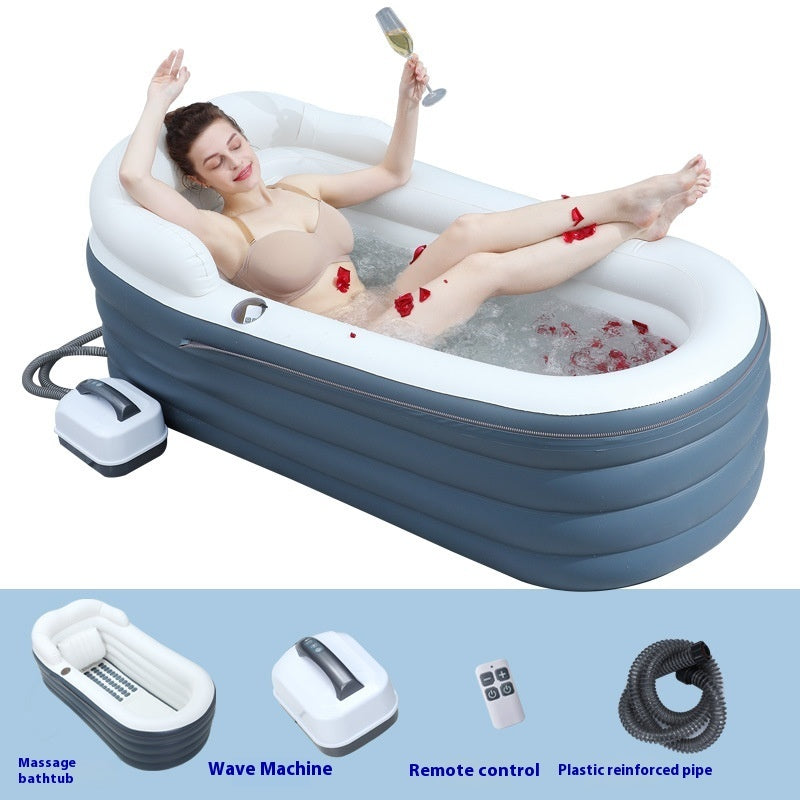 Constant Temperature Inflatable Massage Bathtub Spa Bath Machine