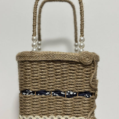 Hemp Rope Handbag Material Bag - Urban Trend Fashion