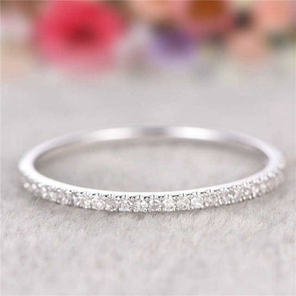 Women&#039;s Jewelry Cz Zircon Crystal Band Ring - Urban Trend Fashion